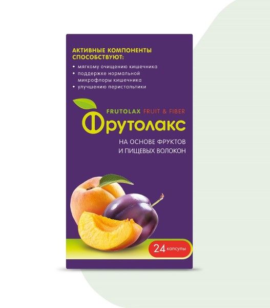 Изображение товара Фрутолакс на основе фpуктов и пищевых волокон ВИС №24 Фрутолакс на основе фpуктов и пищевых волокон ВИС №24 фотография