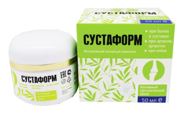 Изображение товара Сустаформ крем для суставов Сашера-Мед 50мл Сустаформ крем для суставов Сашера-Мед 50мл фотография